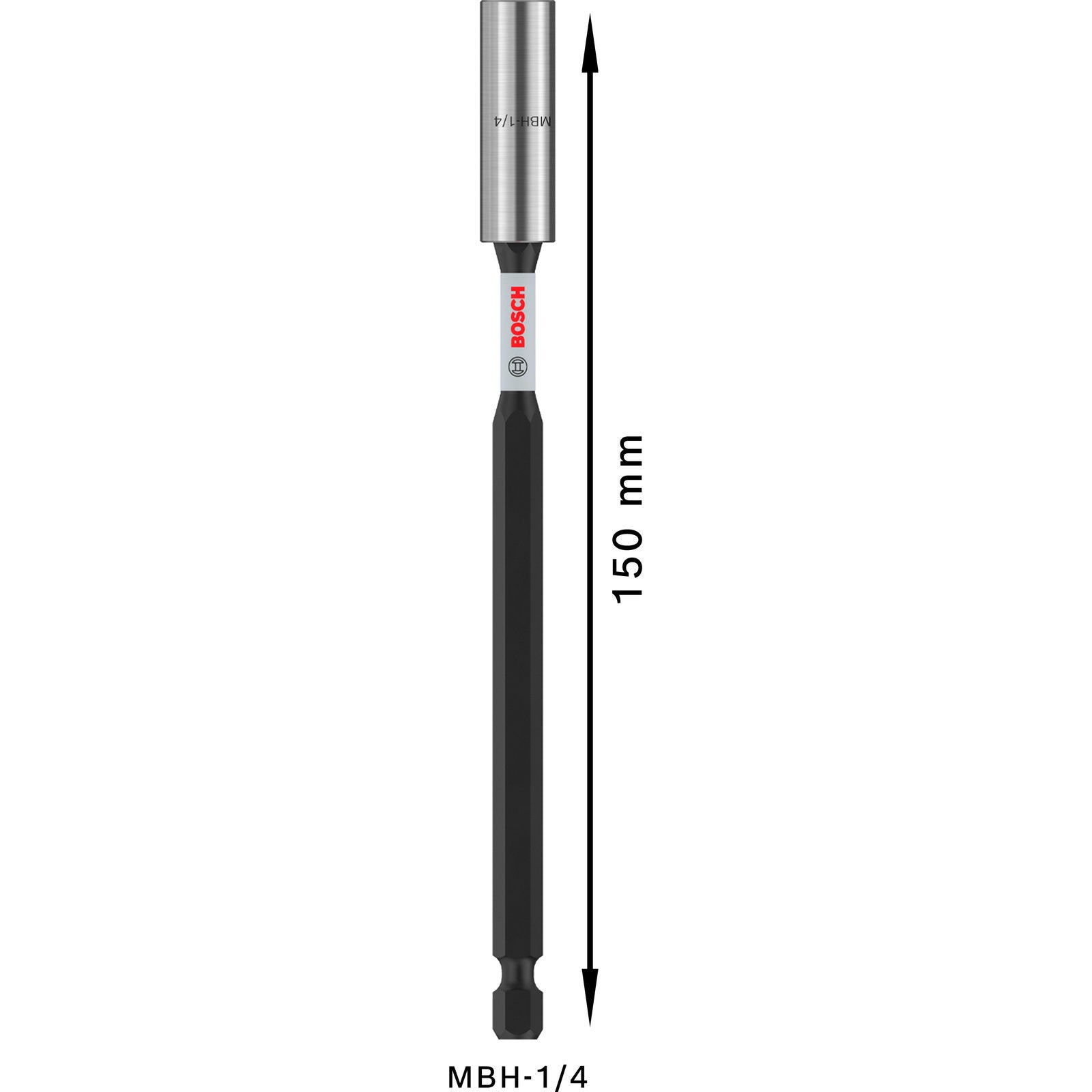 Bosch PRO Standard 1/4" Bithalter Impact 150 mm (magnetisch, geeignet für Schlagschrauber)