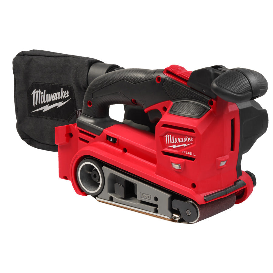 Milwaukee M18 FBTS75-0 FUEL Akku-Bandschleifer (75 mm, ohne Akku/Lader im Karton)
