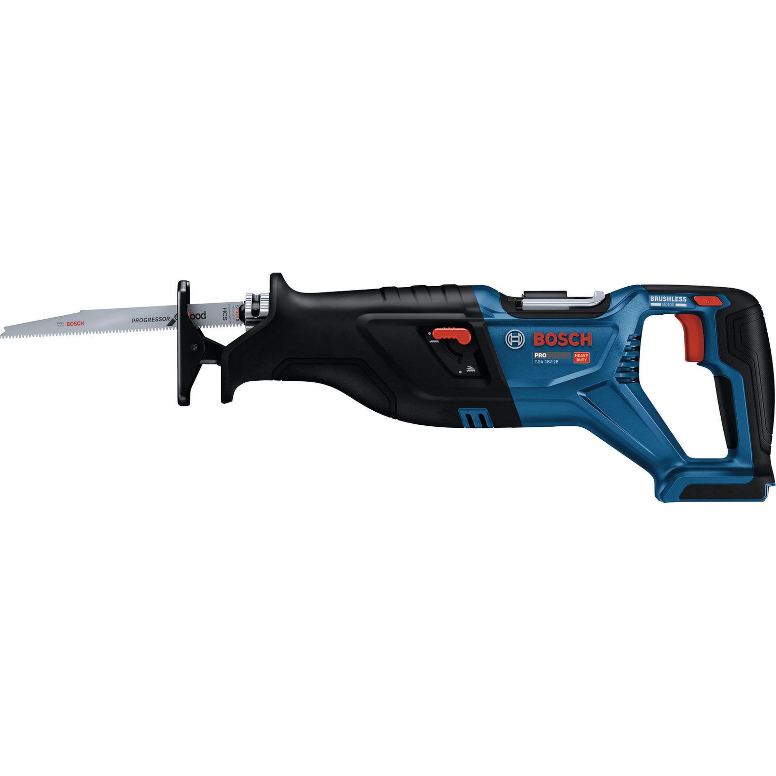 Bosch PRO GSA 18V-28 Akku-Säbelsäge (Schnitttiefe: Holz 230 mm, Metall 150 mm, Hublänge: 28 mm, ohne Akku im Karton)