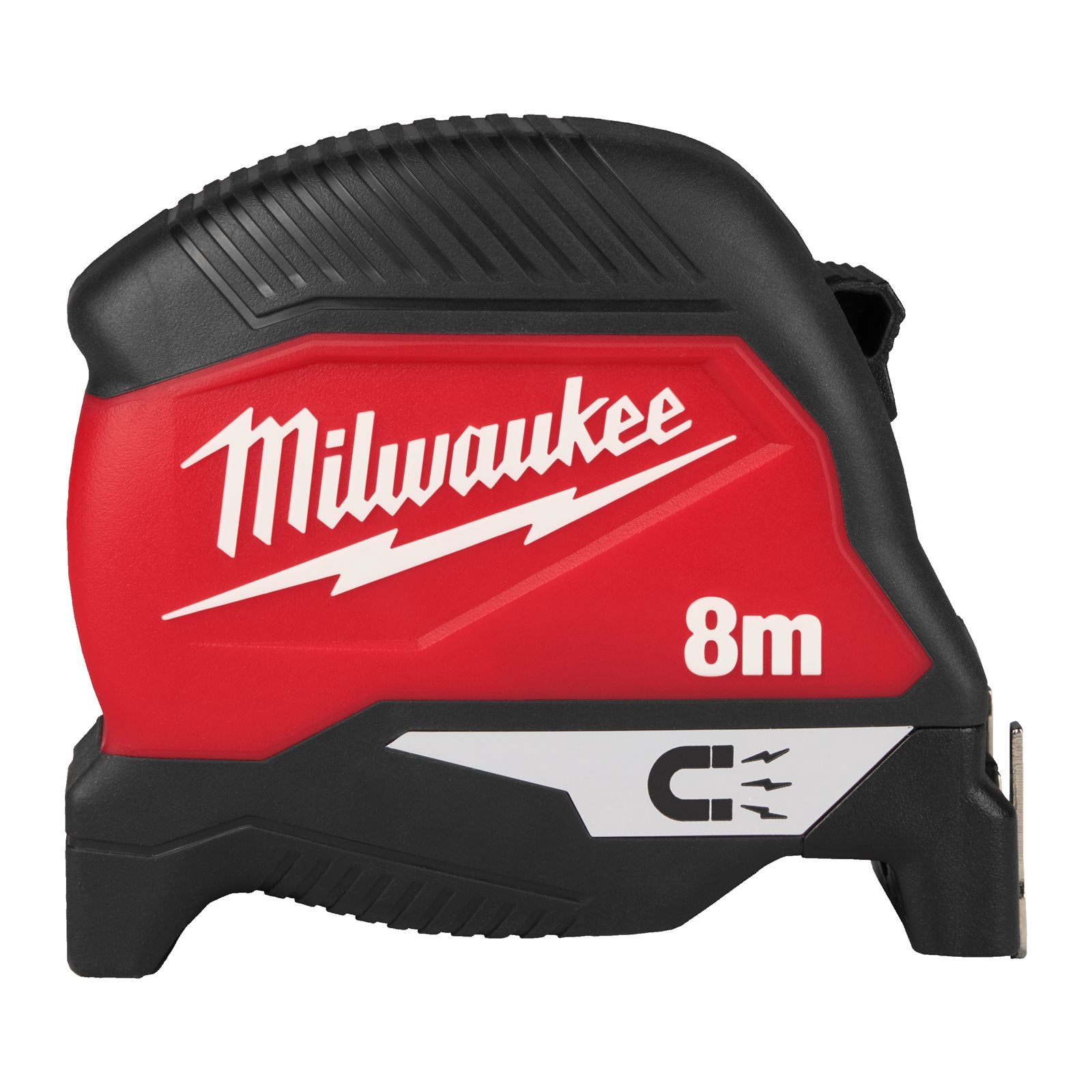 Milwaukee Premium-Bandmaß 8 m (magnetisch, 30 mm breites Band, Architektenskala, beidseitig bedrucktes Band, GEN IV)