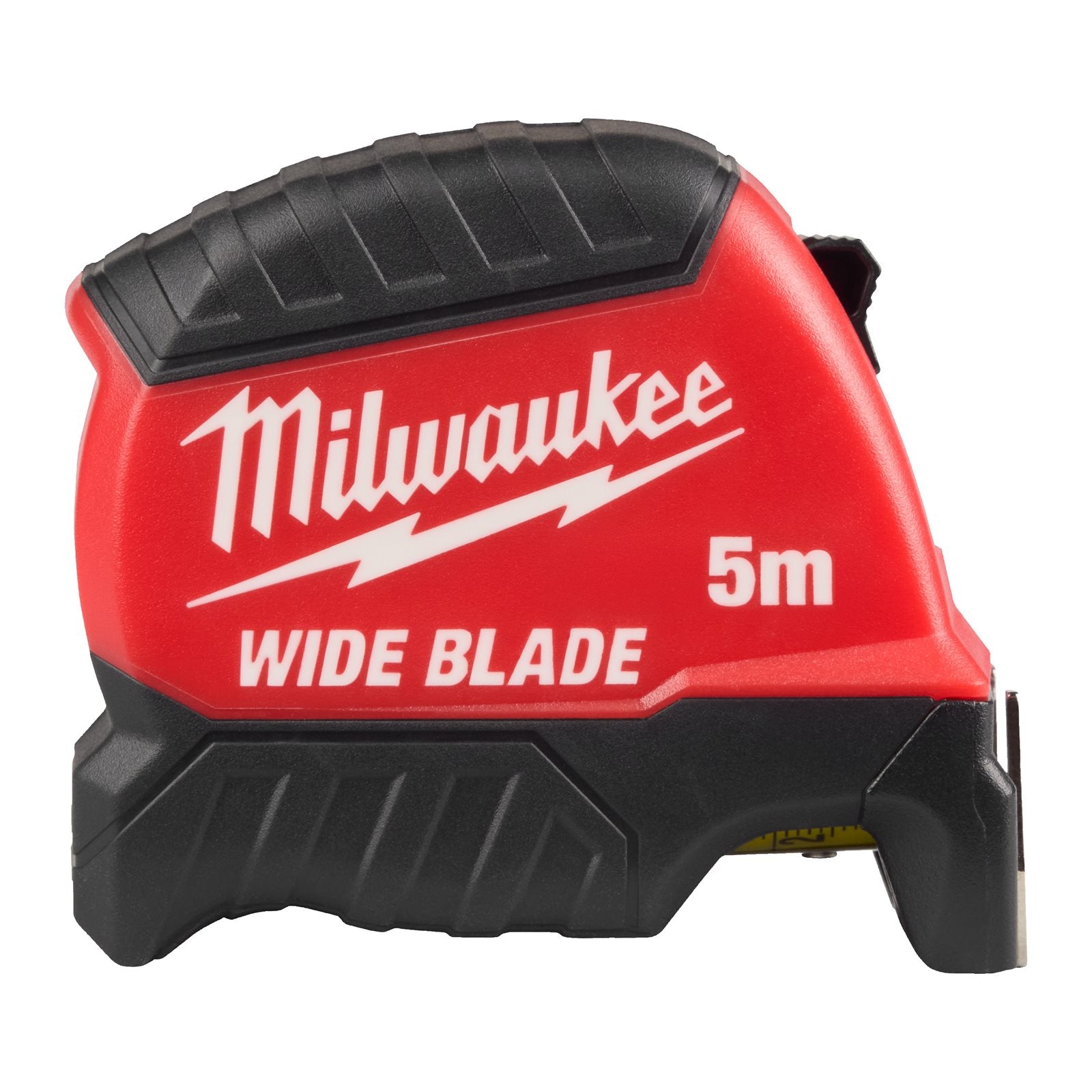 Milwaukee Premium-Bandmaß breit 5 m (35 mm breites Band, Architektenskala, nicht magnetisch, GEN III)