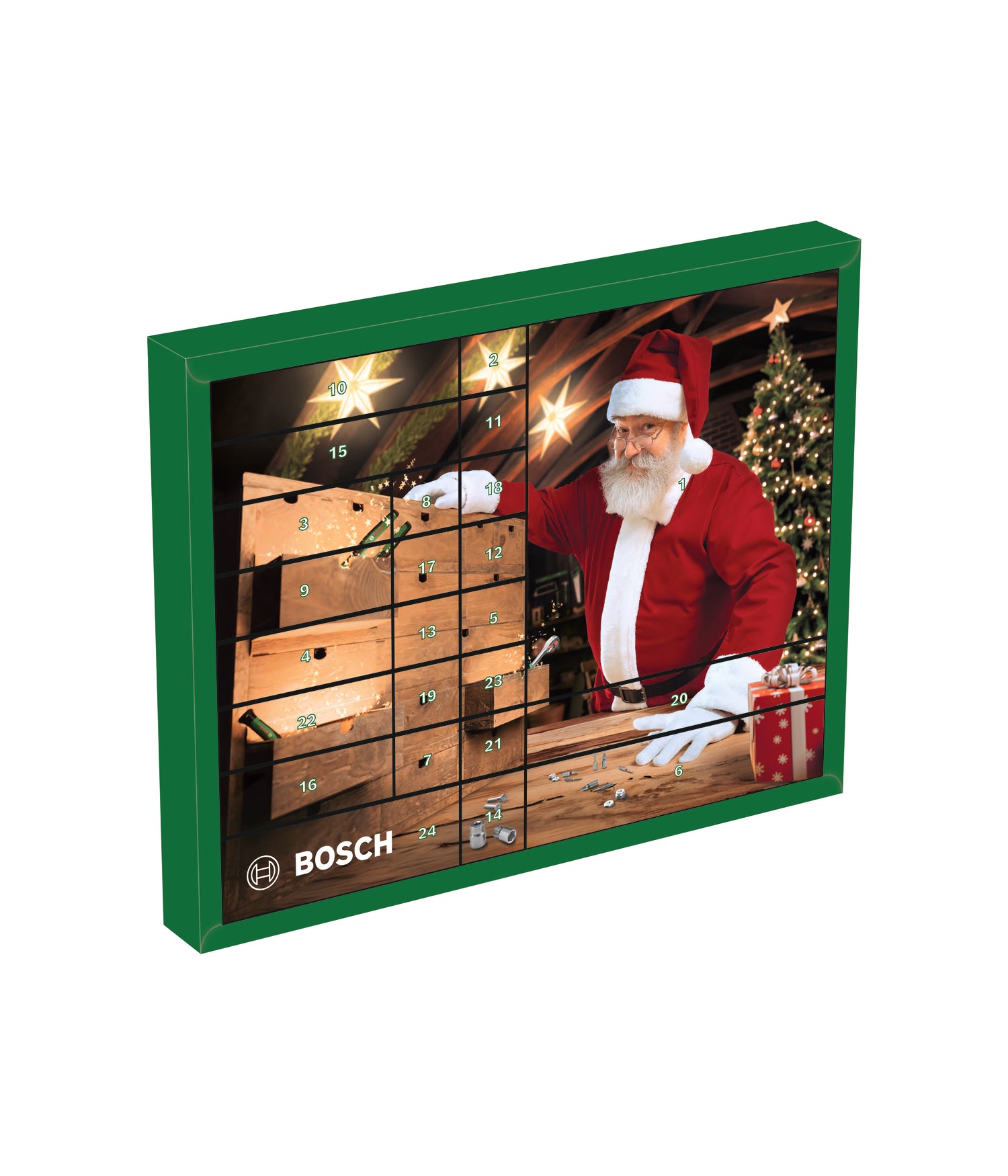 Bosch DIY Adventskalender 2026 (44-tlg. Set inkl. Tasche)