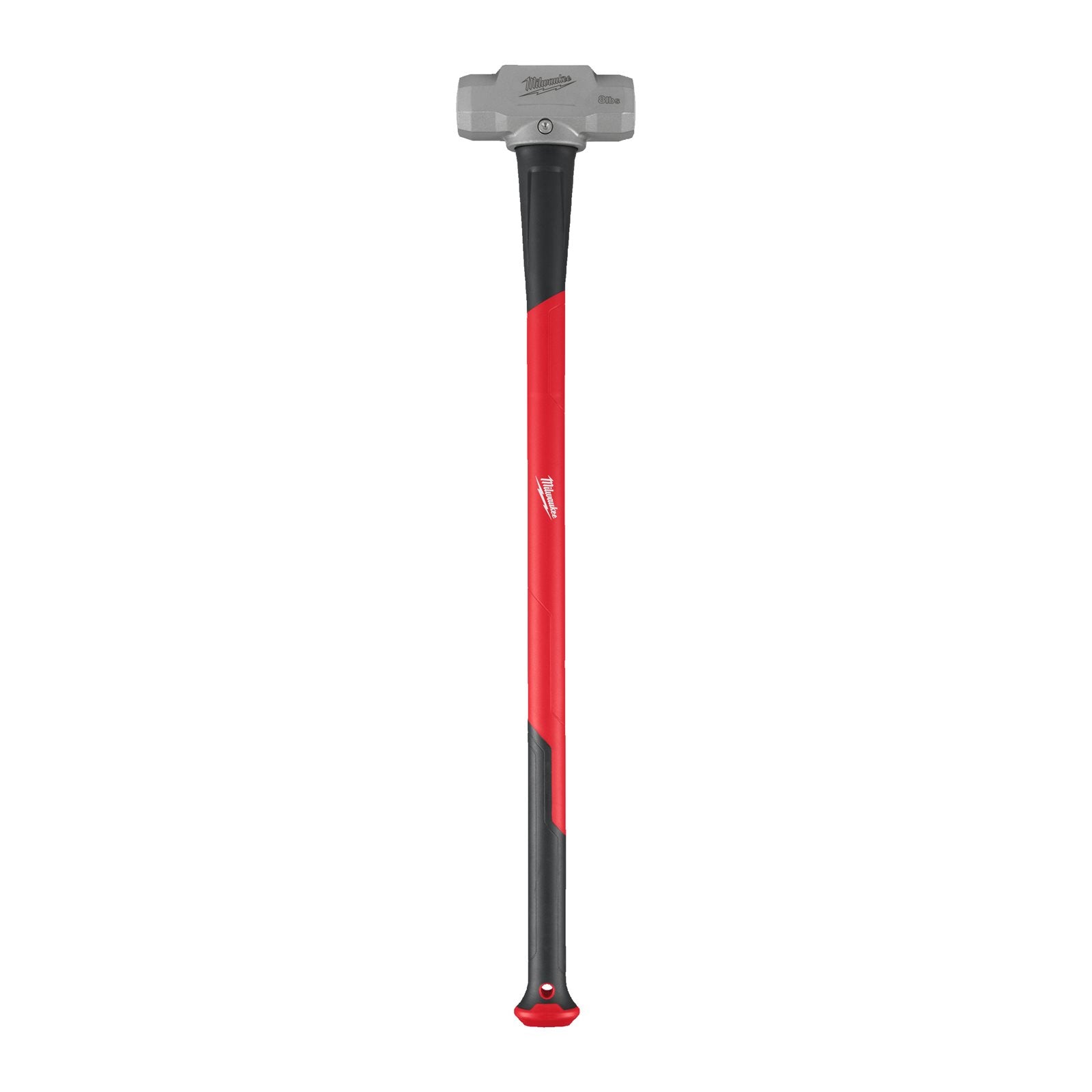 Milwaukee Vorschlaghammer 3,6 kg (Stahlverstärkter Glasfaserstiel 910 mm, SHOCKSHIELD™ Stiel für maximale Vibrationsreduzierung, SECURE STRIKE™ Verbindung von Kopf und Stiel)