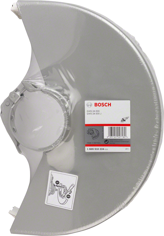 Bosch Professional Schutzhaube 300 mm mit Deckblech und Codierung für GWS 24-300 Professional