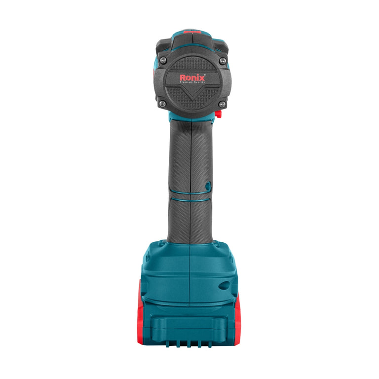 Ronix Akku-Schlagbohrschrauber 8670 (Max. Drehmoment: 60 Nm, Bohrfutter: 13 mm, kompatibel mit Makita 18V Akkus, inkl. 2 x 20V / 2,0 Ah Akku im Koffer)