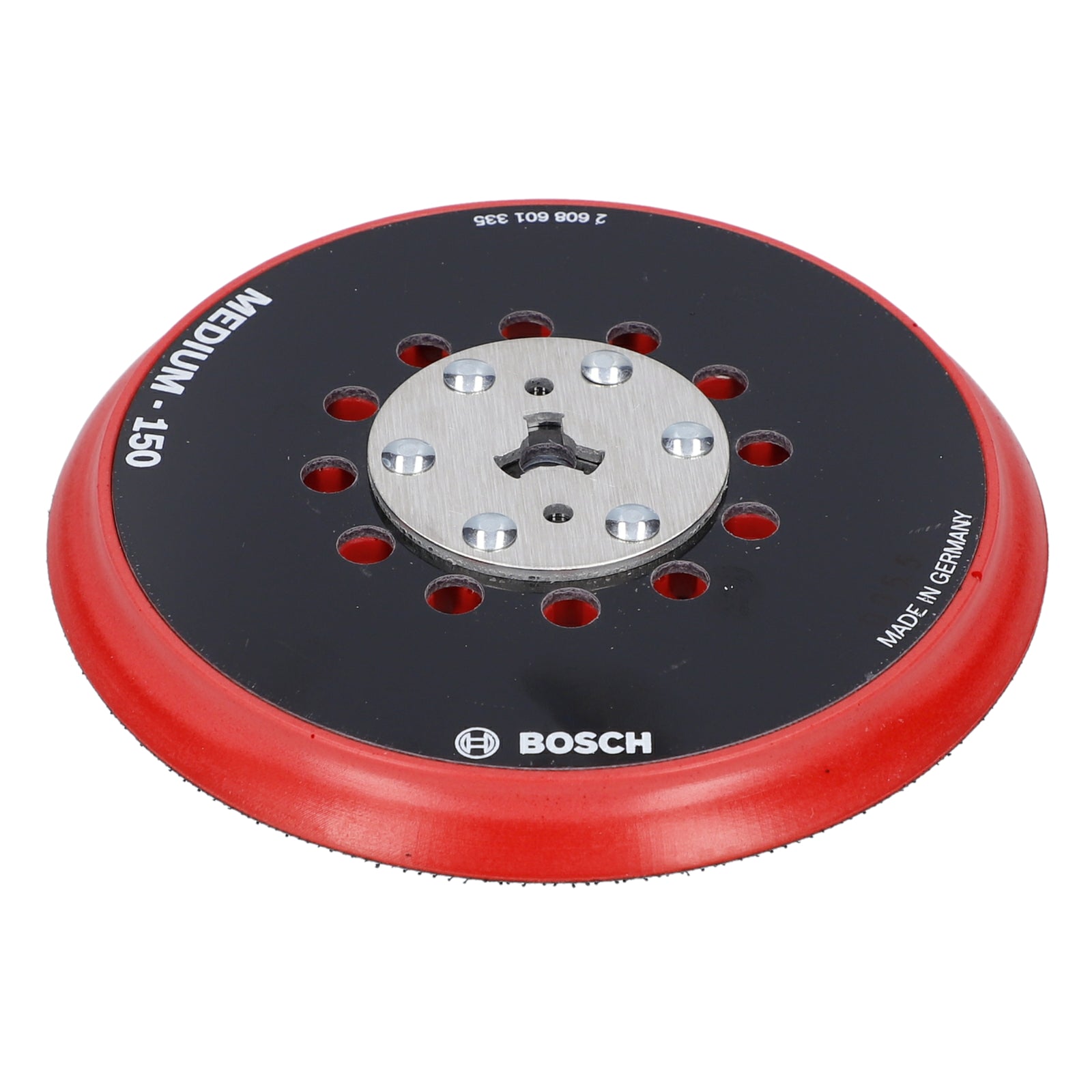 Bosch Stützteller Ø 150 mm für GET 75-150, GEX 34-150, GEX 40-150 (mit Kletthaftung, Exzenterschleifer, Schleifteller, Ersatzteil)