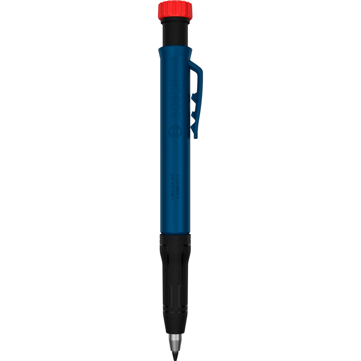 Bosch Tieflochmarker Bleistift mit integriertem Spitzer, inkl. einer HB Graphit-Mine 2,8 x 120 mm