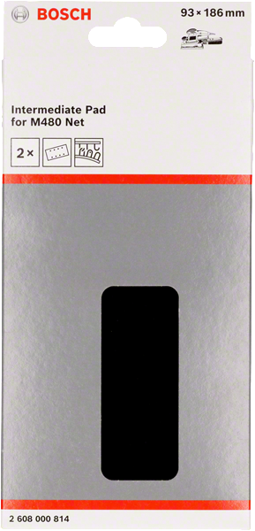 Bosch Professional Schleiftellerschoner / Zwischenscheibe 93 x 186 mm für Schwingschleifer