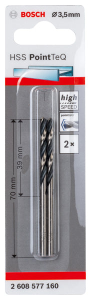 Bosch PointTeQ Metallbohrer HSS DIN 338  Ø 3.5 x 39 x 70 mm