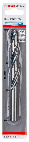 Bosch PointTeQ Metallbohrer HSS DIN 338  Ø 13 x 101 x 151 mm