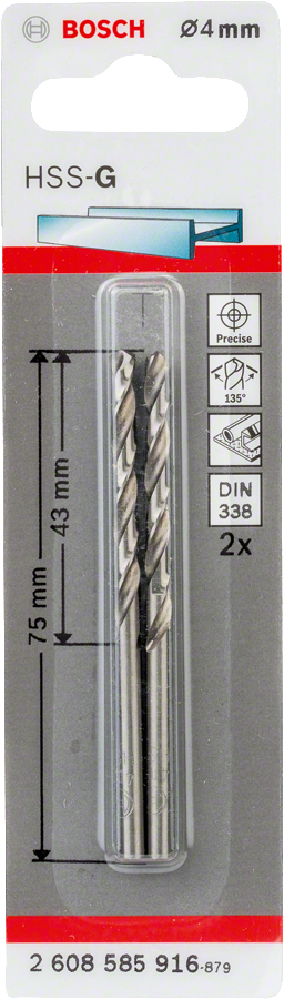 Bosch HSS-G Metallbohrer Ø 1 - 13 mm