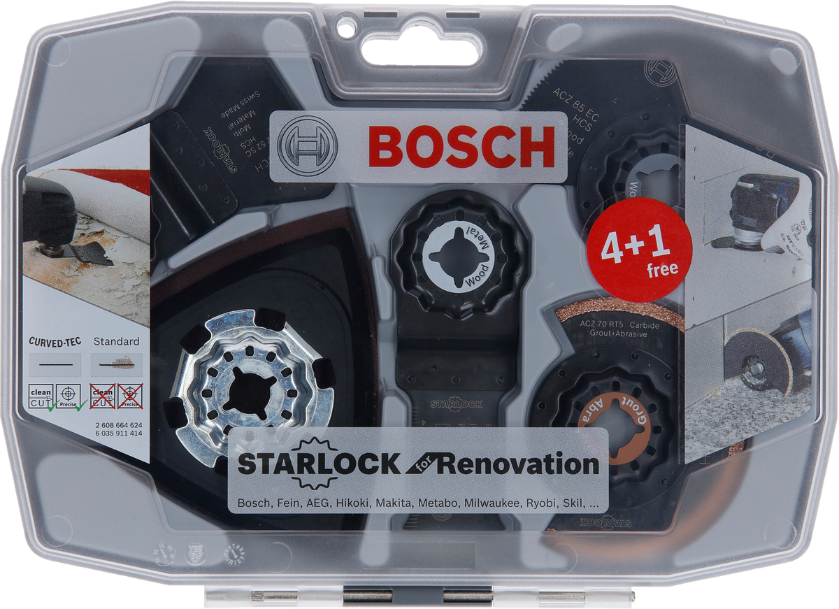 Bosch Starlock Set Best for Renovation für alle Arten von Renovierungsarbeiten AIZ / AVZ / ACZ / ATZ in Box 8tlg.