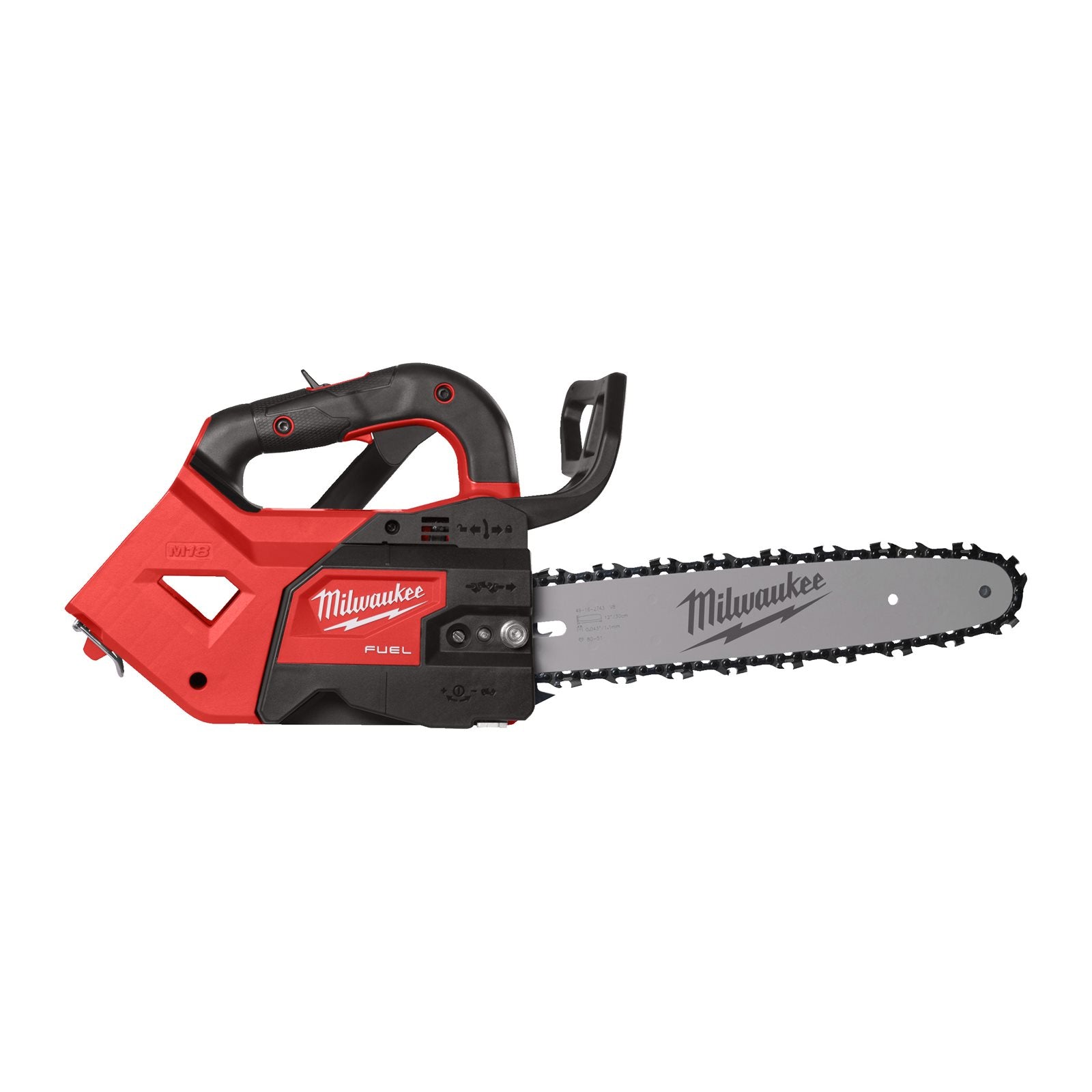 Milwaukee Akku-Top-Handle-Kettensäge M18 FTHCHS30-0 (Schwertlänge: 30 cm, inkl. Sägekette, ohne Akku)