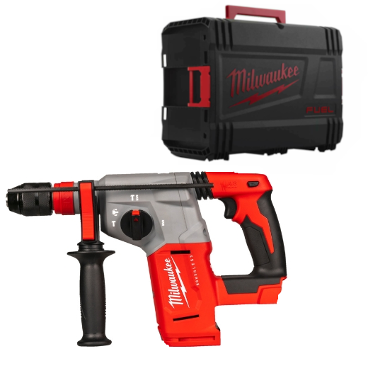 Milwaukee Akku-Kombihammer M18 BLHX-0X (SDS plus, Schlagenergie: 2,3 J, Optimiertes Hammerbohren: 6 - 18 mm, ohne Akku in HD Box)