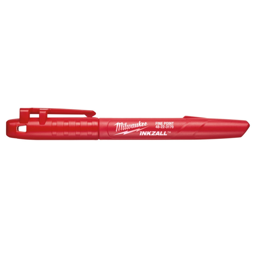 Milwaukee® INKZALL Permanentmarker Markierstift rot mit Widerstandsfähige Spitze