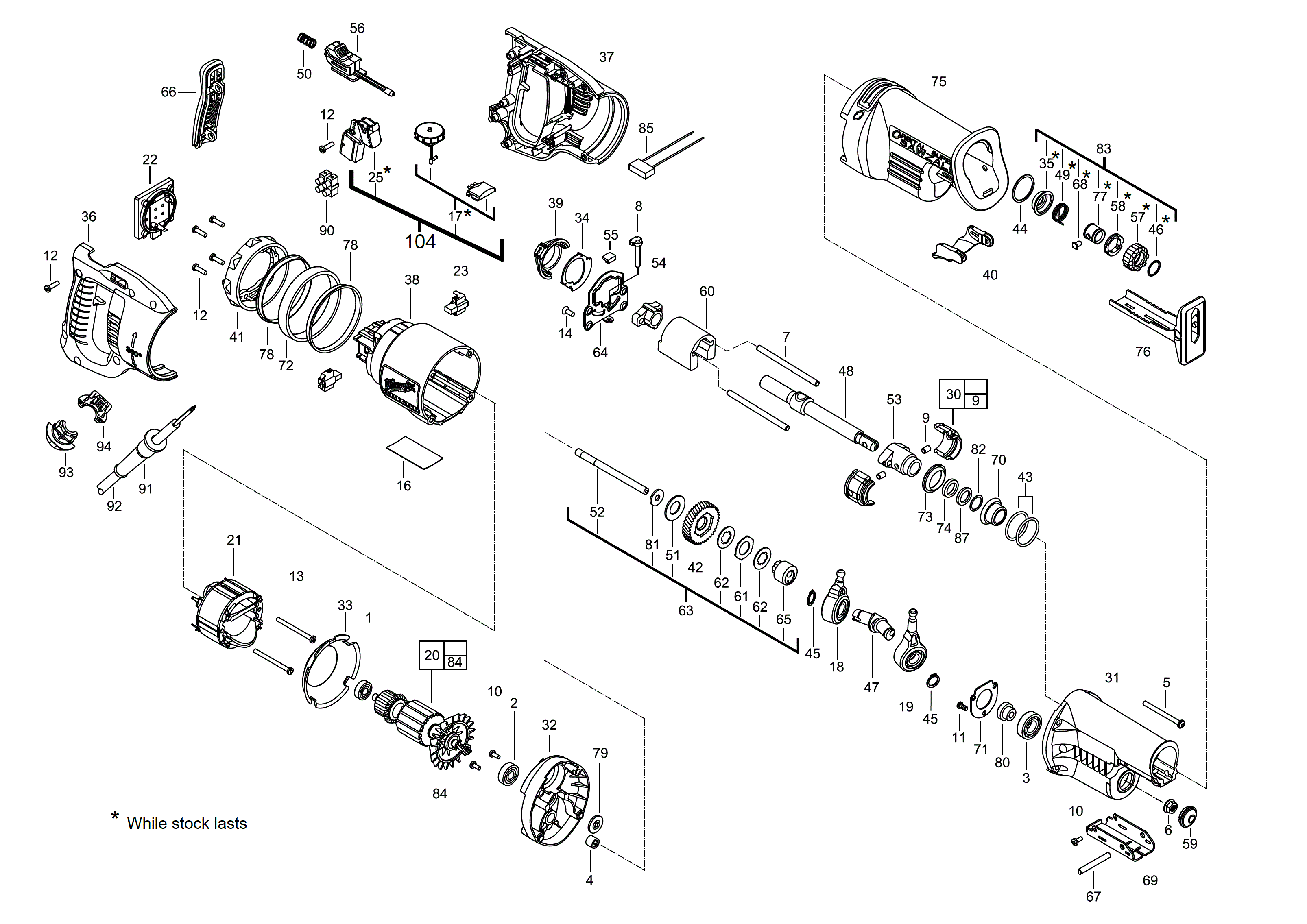 Ersatzteile für SSPE 1300 RX