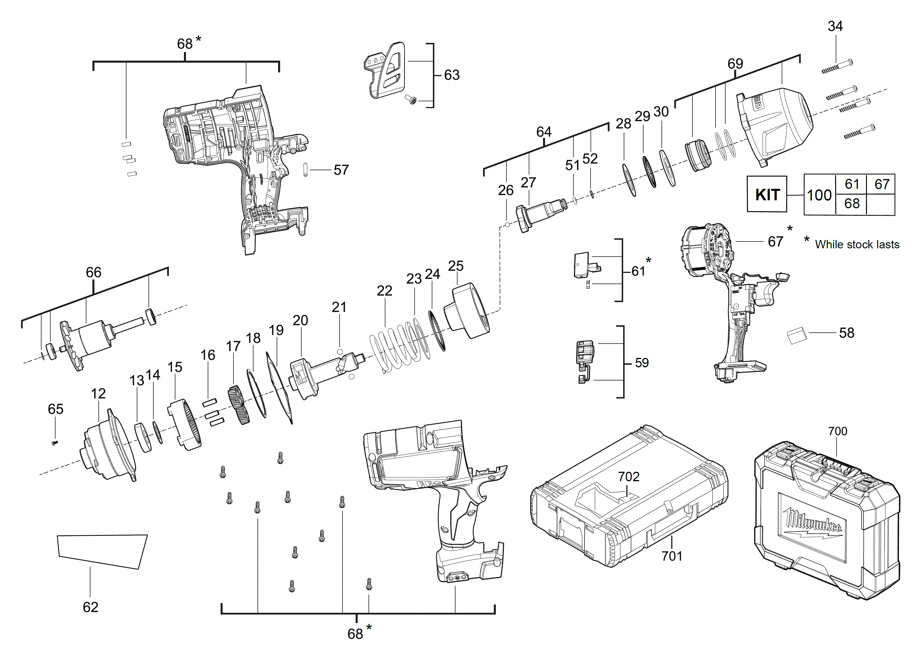 Ersatzteile für M18 CHIWF12