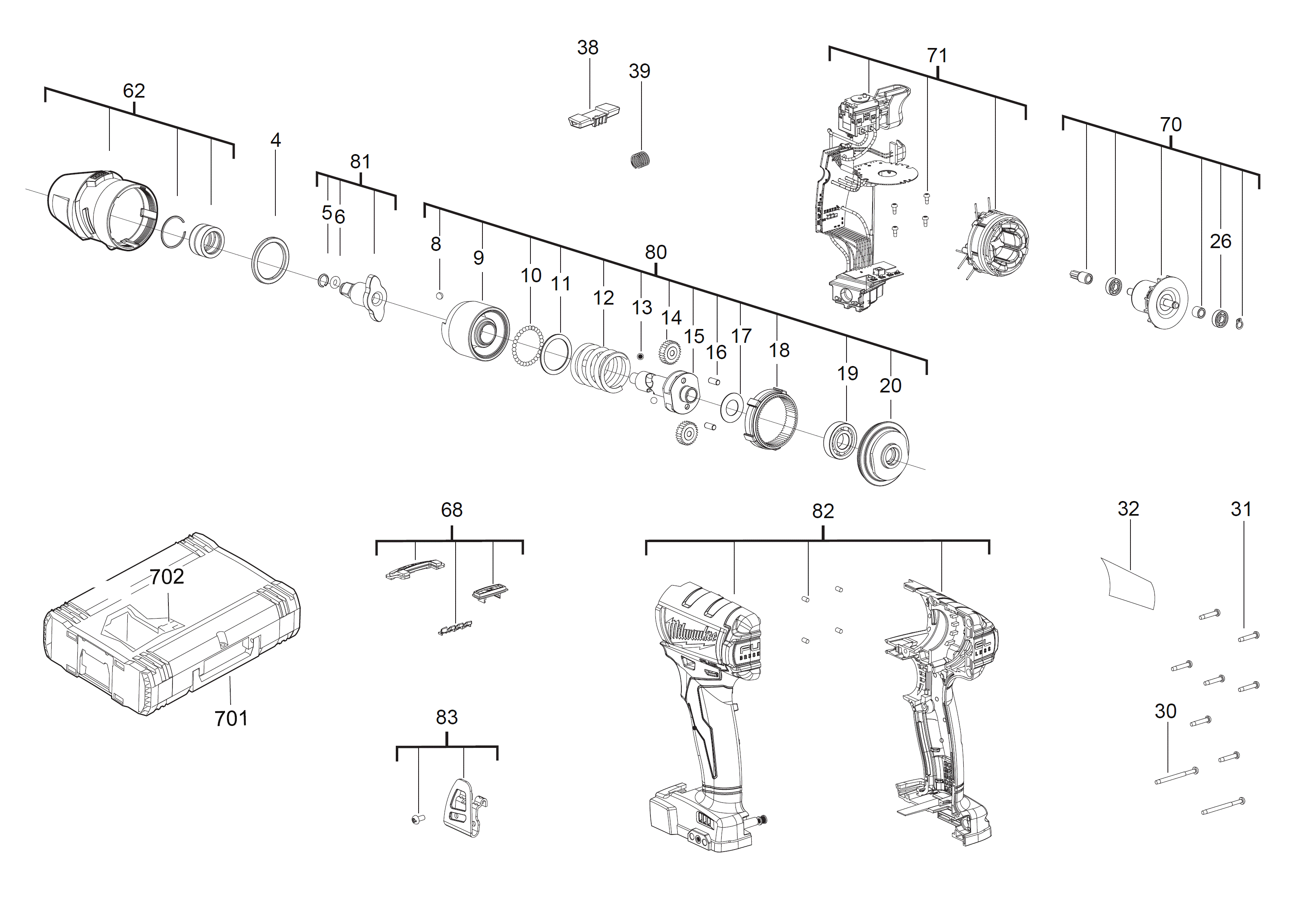 Ersatzteile für M18 FIWF38