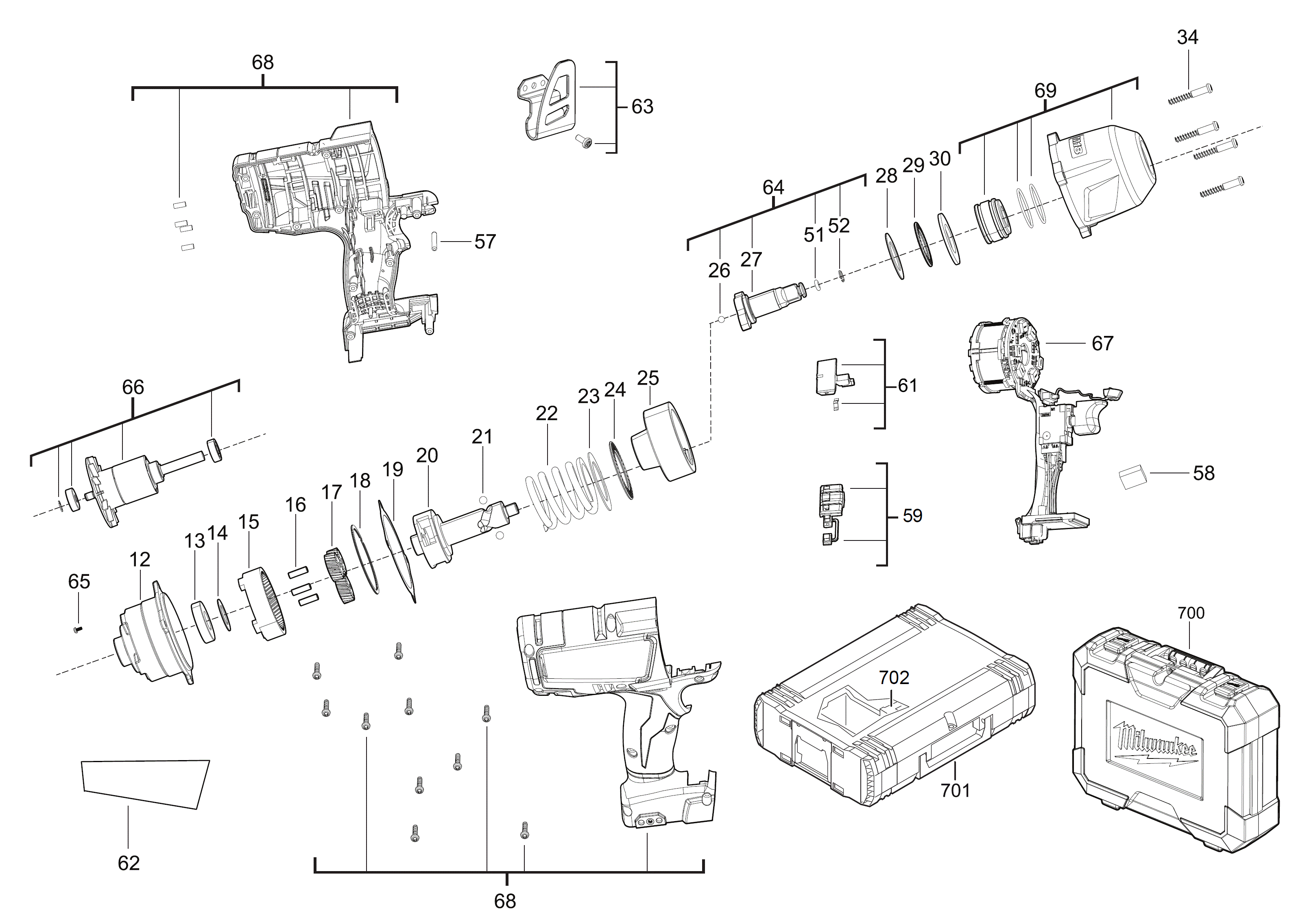 Ersatzteile für M18 CHIWF12