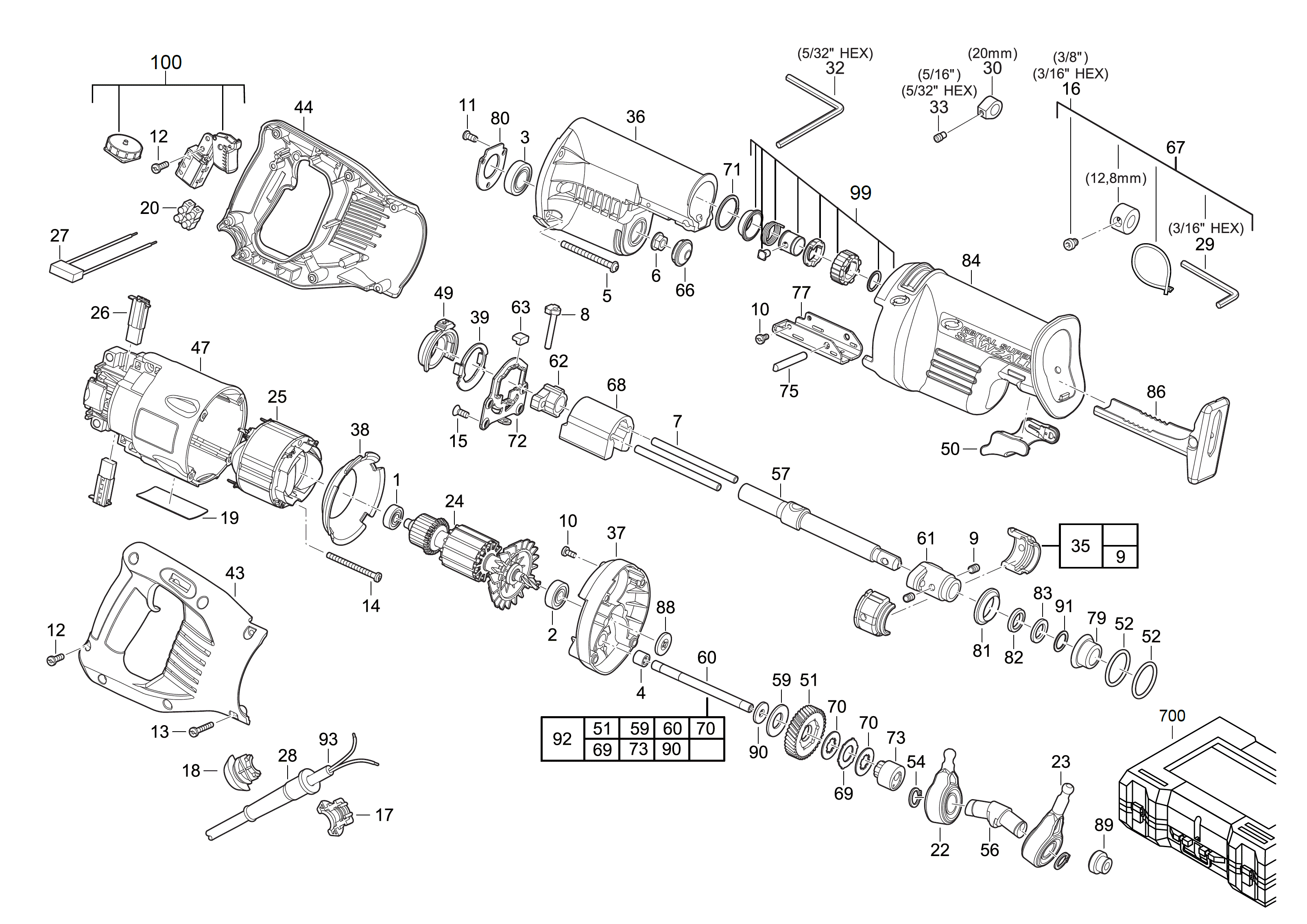 Ersatzteile für SSPE 1300 SX