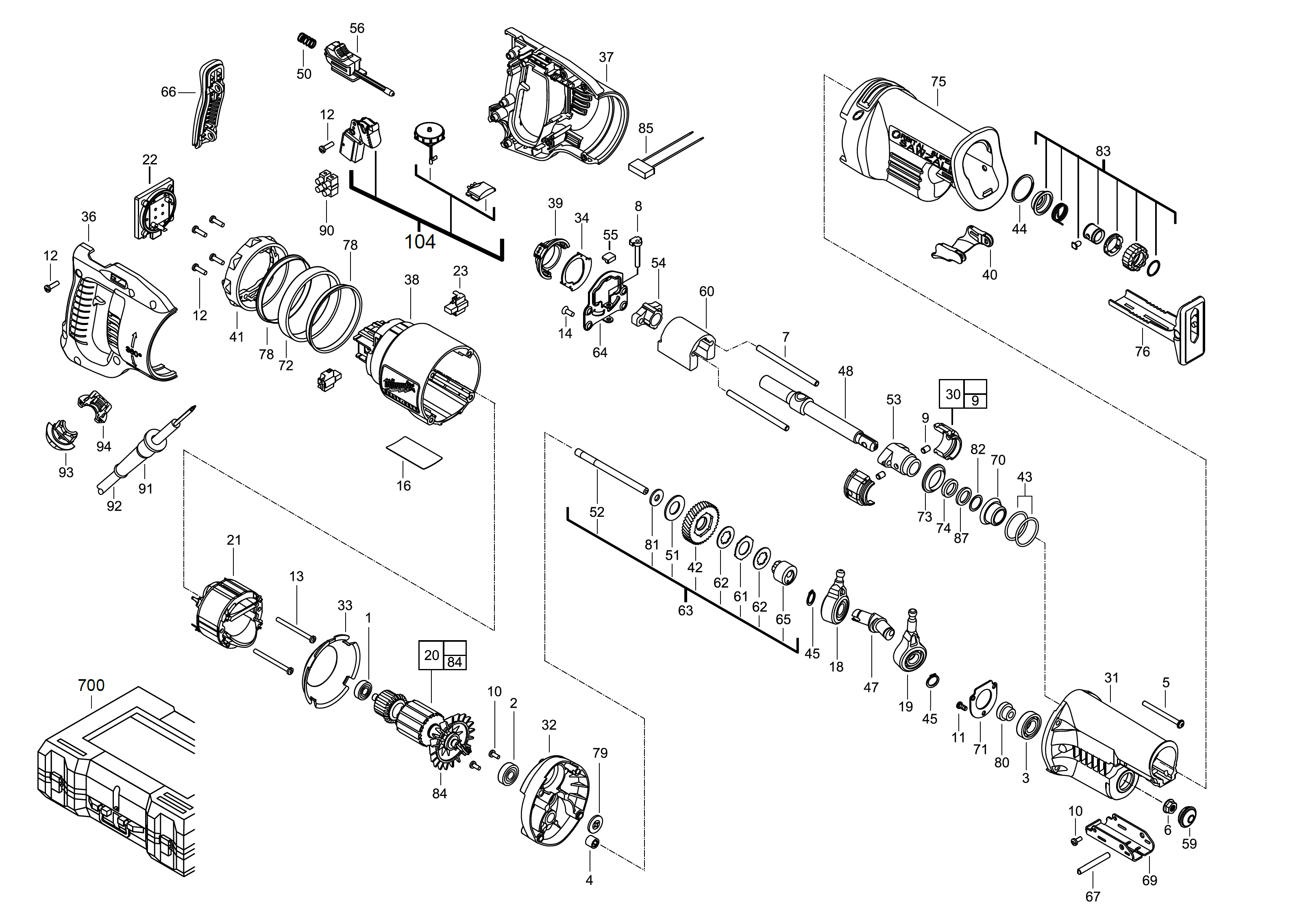 Ersatzteile für SSPE 1300 RX