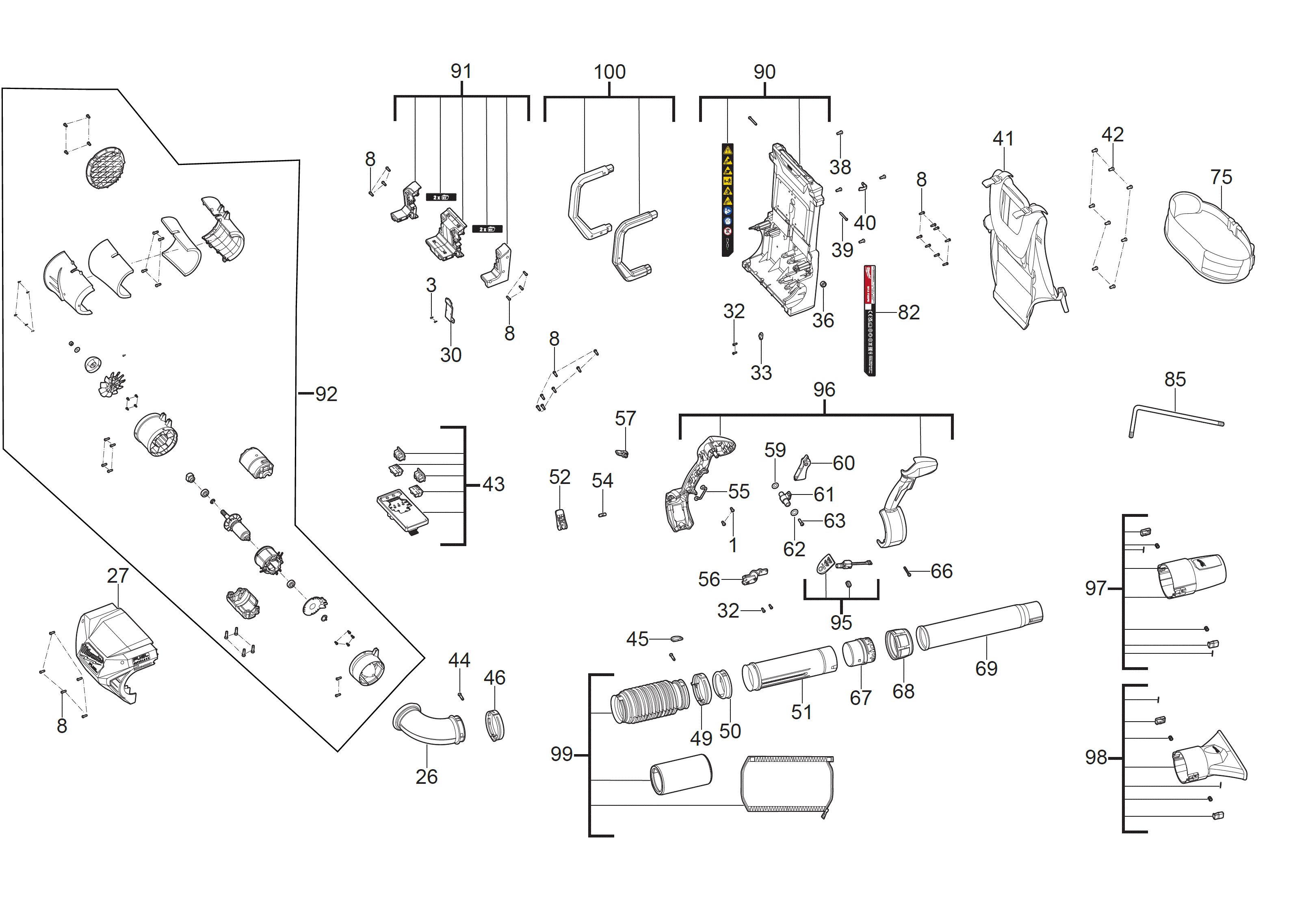 Ersatzteile für M18 F2BPB