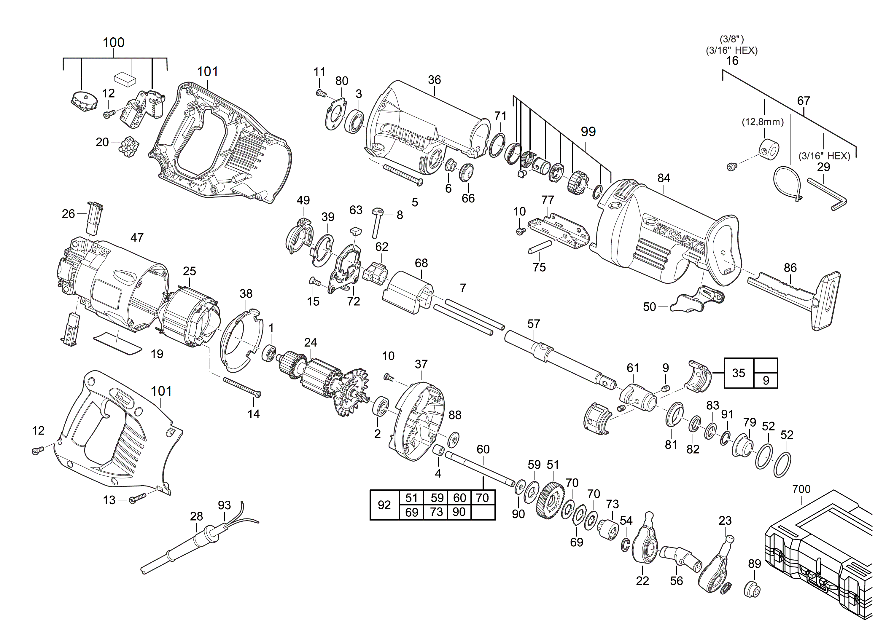 Ersatzteile für SSPE 1300 SX