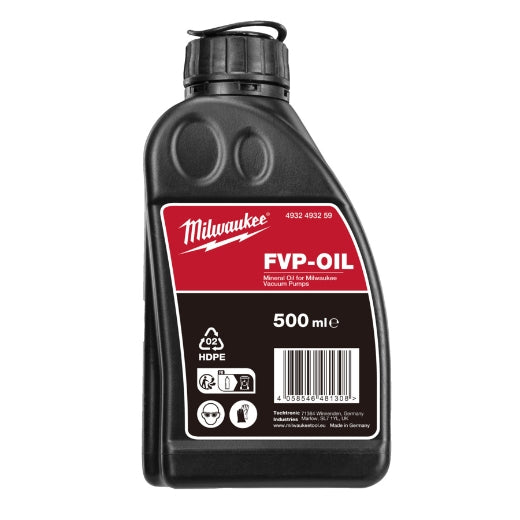 Milwaukee® Fuel FVP-OIL Mineralöl für Vakuumpumpen M18 FVP5 500 ml