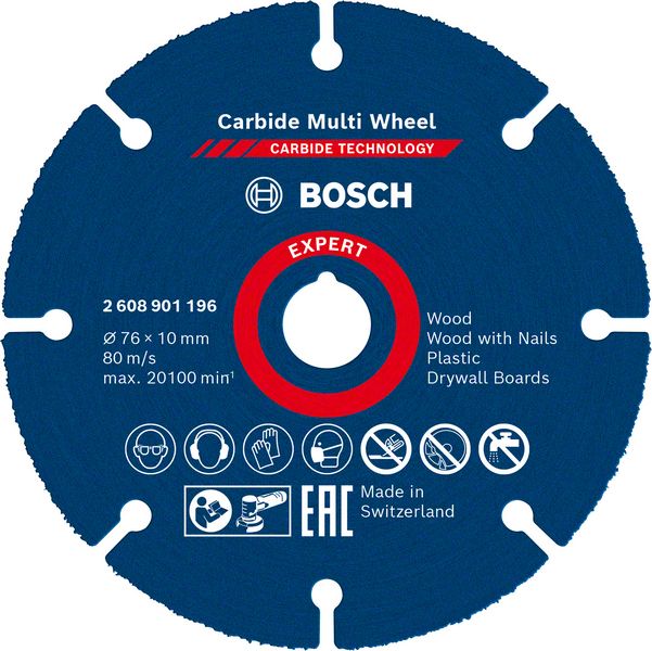 Bosch Expert Trennscheibe Carbide Multi Wheel Ø 76x10 mm (2608901196)