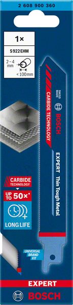 Bosch Expert Säbelsägeblatt S 922 EHM Thin Tough Metal (2608900360)