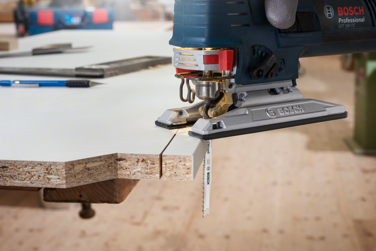 Bosch Stichsägeblatt T 101 BR Clean for Wood (5er-Pack, saubere gerade Schnitte in Holz)