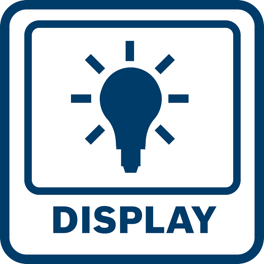 beleuchtetes Display