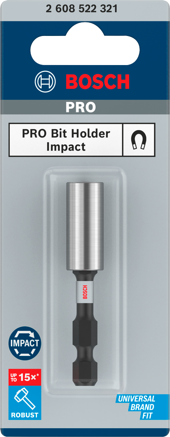 Bosch PRO Impact Control Standard-Bithalter 60 mm 1/4" magnetisch (2608522321)