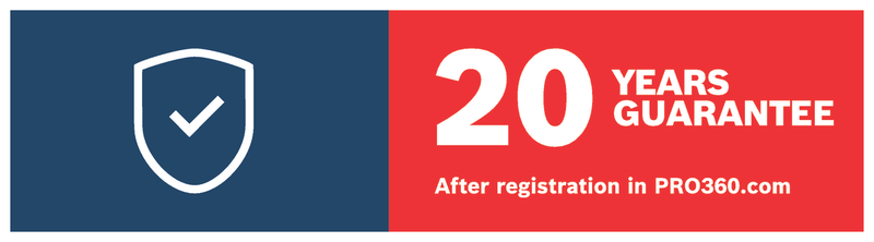20 Jahre Garantie