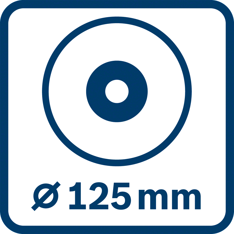 125 mm Scheibendurchmesser