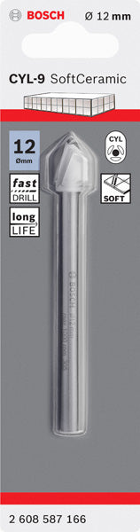 Bosch Professional CYL-9 Ceramic Fliesenbohrer 12x90 mm