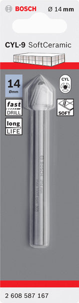 Bosch Professional CYL-9 Ceramic Fliesenbohrer 14x90 mm