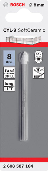 Bosch Professional CYL-9 Ceramic Fliesenbohrer 8x80 mm