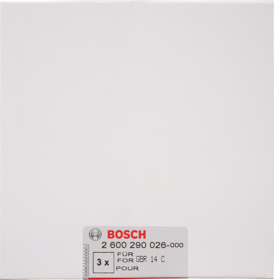 Bosch Ersatzbürste für Bosch Betonschleifer GBR 14 3 Stück (2600290026)