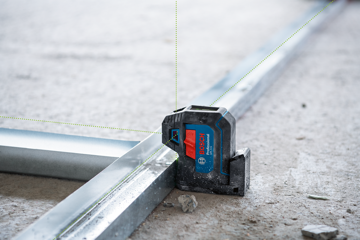 Bosch Professional GPL 5 G Punktlaser mit 2xAA Batterie im Karton (0601066P00)