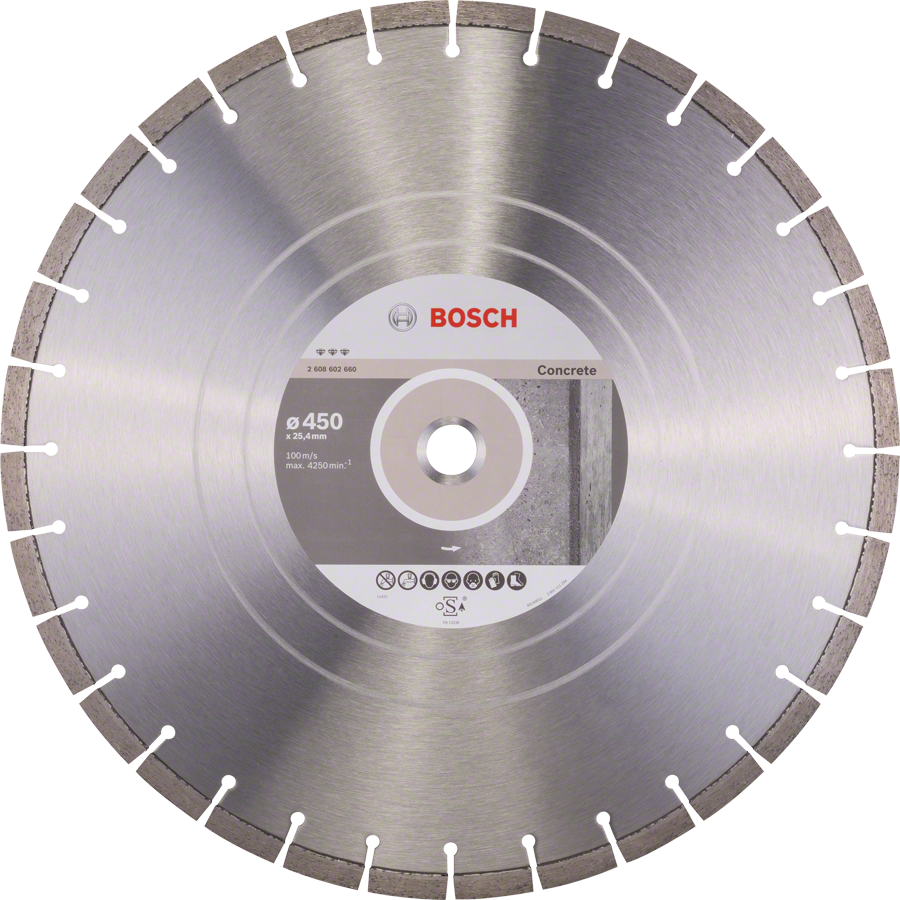Bosch PRO Best for Concrete Diamanttrennscheibe Ø 450 x 25,40 x 3,6 x 12 mm (2608602660)