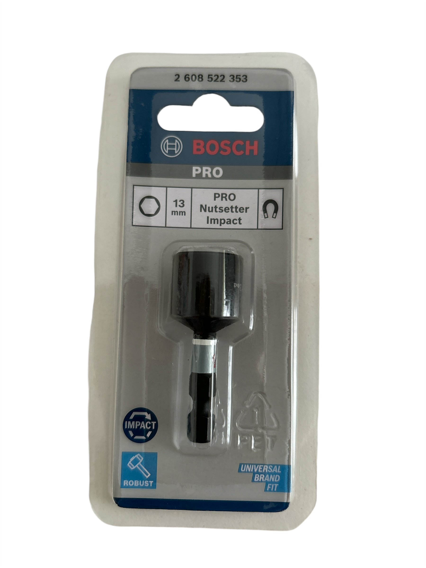 Bosch Pro Impact Control Steckschlüssel schlagfest SW 13 mm 1/4" 50 mm (2608522353)