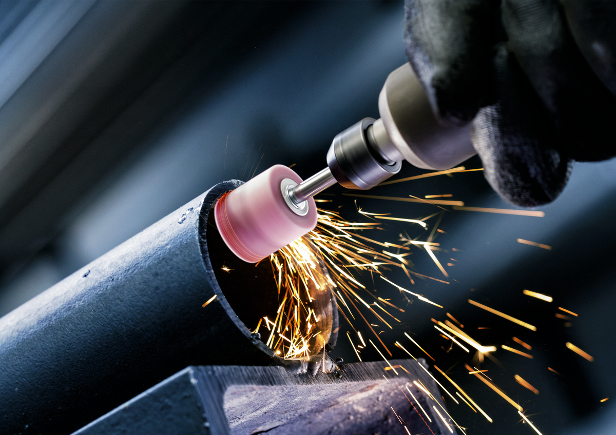 Bosch Pro Steel Schleifstiftset mit 6 mm Aufnahmeschaft Körnung 60 5 tlg. (1609200286)