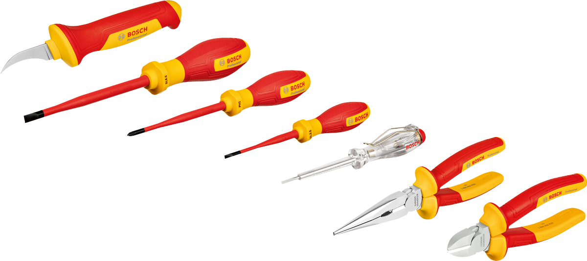 Bosch Professional Combo Kit VDE-Werkzeug-Set 7 tlg. (1600A02NG3)