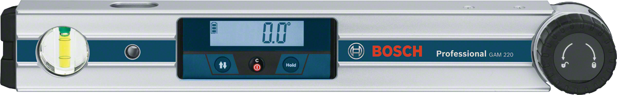 Bosch Professional GAM 220 Winkelmesser inkl. Batterie (0601076500)