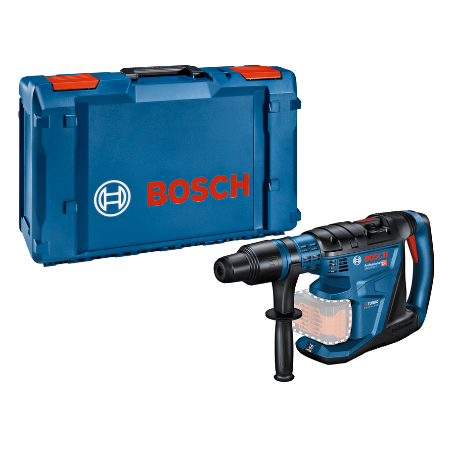 Bosch Professional GBH 18V-40 C Akku-Bohrhammer BITURBO 9 Joule mit SDS-max ohne Akku/Lader in XL-Boxx (0611917100)