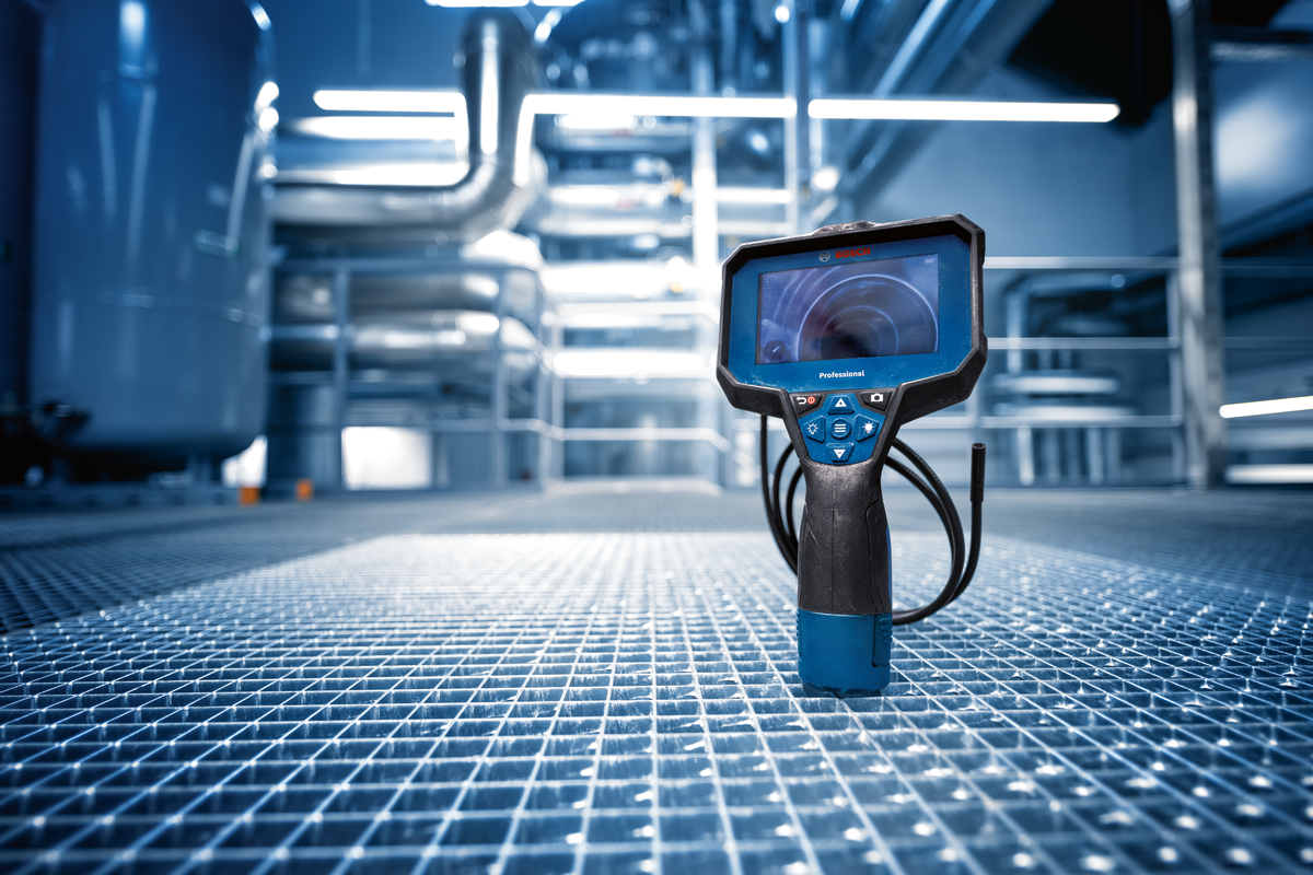 Bosch Professional GIC 12V-4-23 C Inspektionskamera mit 4.3Zoll Bildschirm (0601241500)