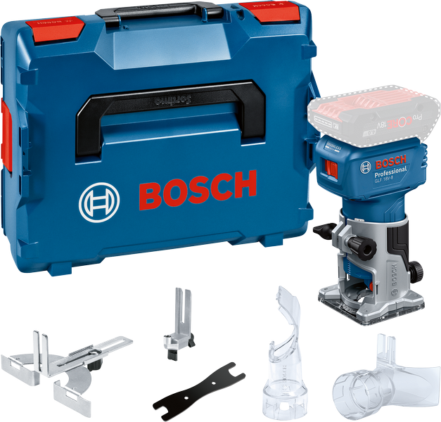 Bosch Professional GLF 18V-8 Akku-Laminatfräse ohne Akku/Lader in L-Boxx 136 (06016C6001)