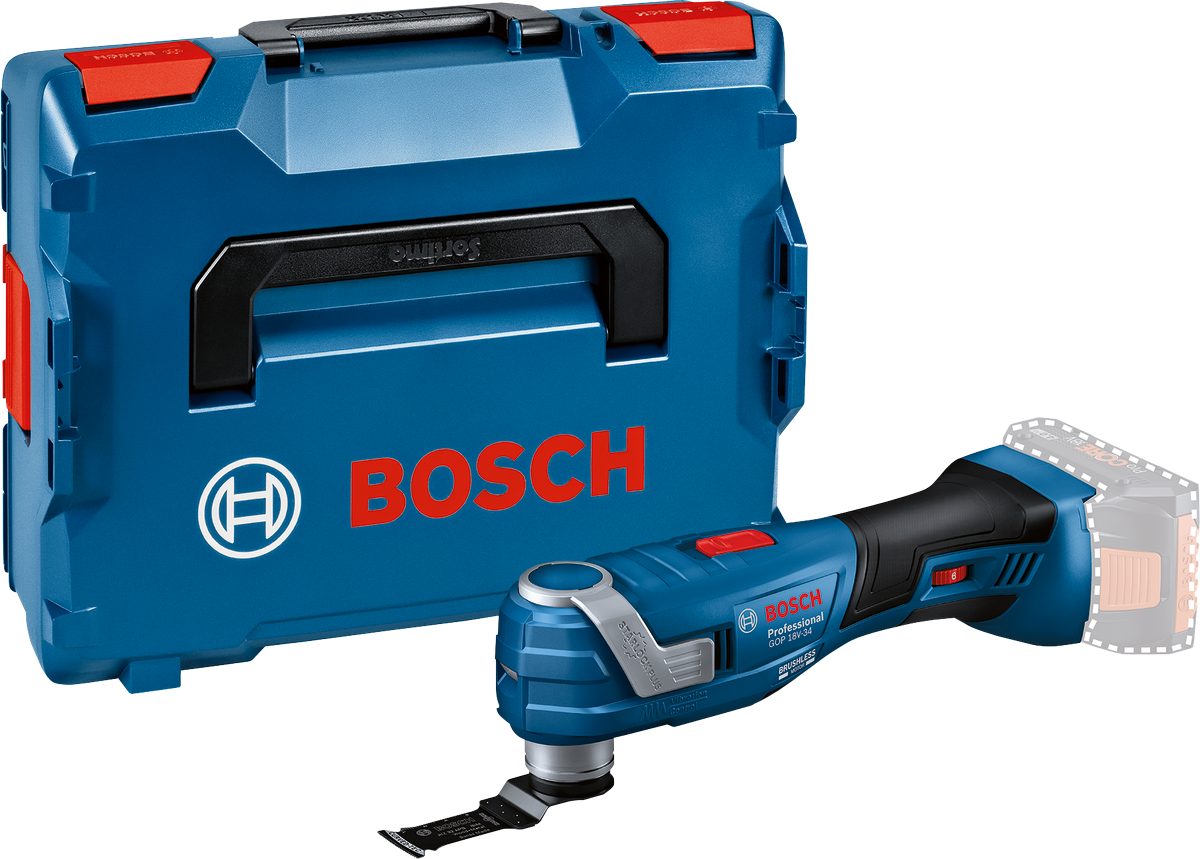 Bosch Professional GOP 18V-34 Akku-Multi-Cutter bürstenlos Starlock Plus ohne Akku/Lader in L-Boxx 136 (06018G2000)