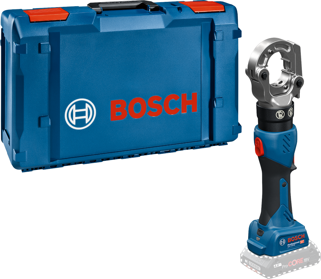 Bosch Professional GPH 18V-60 Akku-Hydraulik-Crimpzange ohne Akku/Lader (06019P0100)